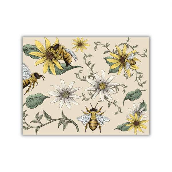 Vintage Bee Notecards