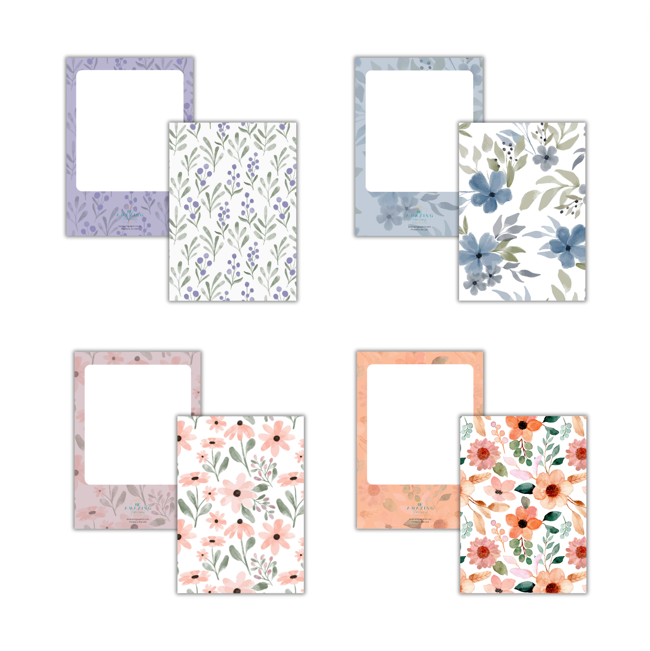 Floral Flatcards