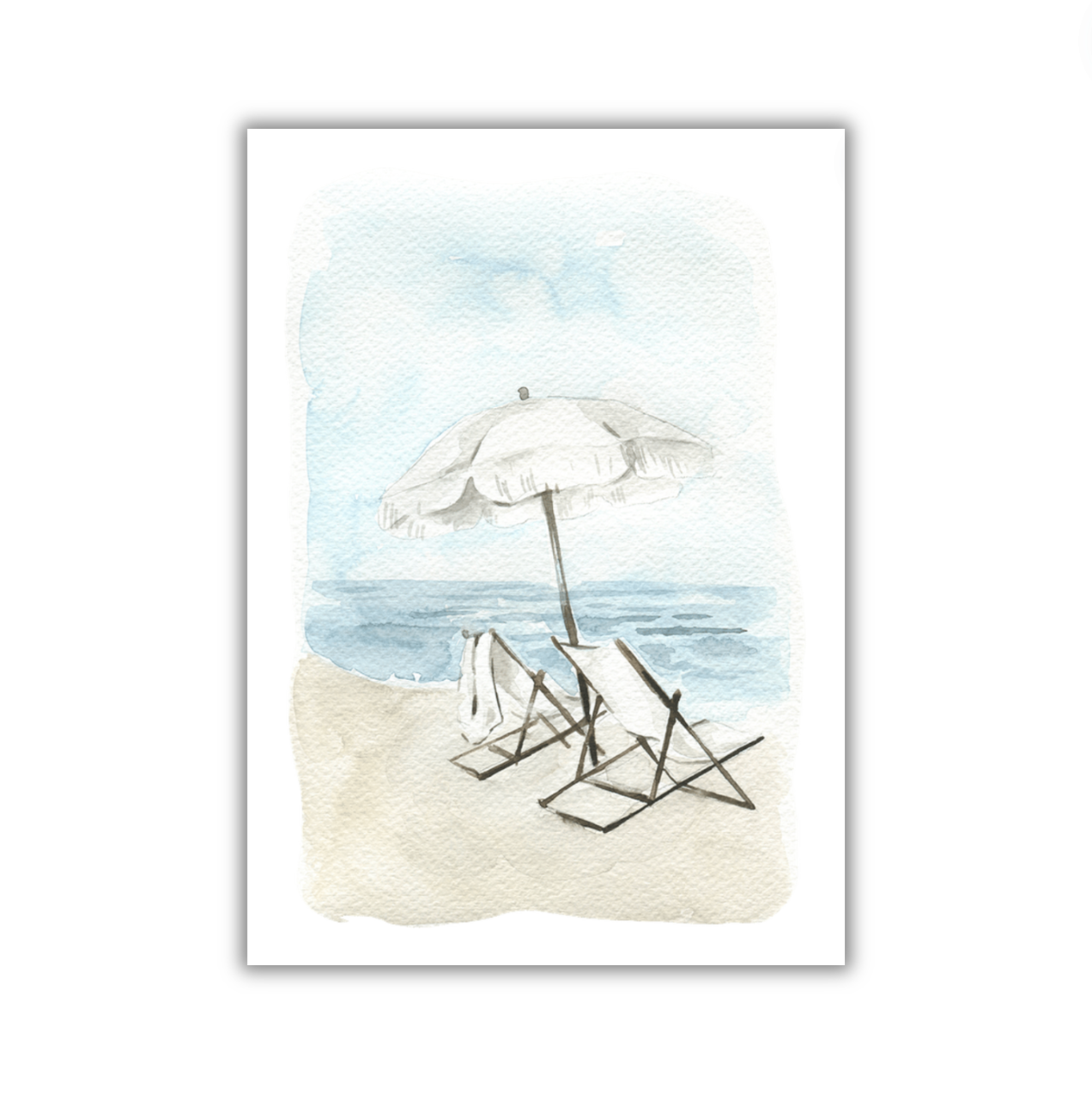 White Umbrella - 5x7 Print