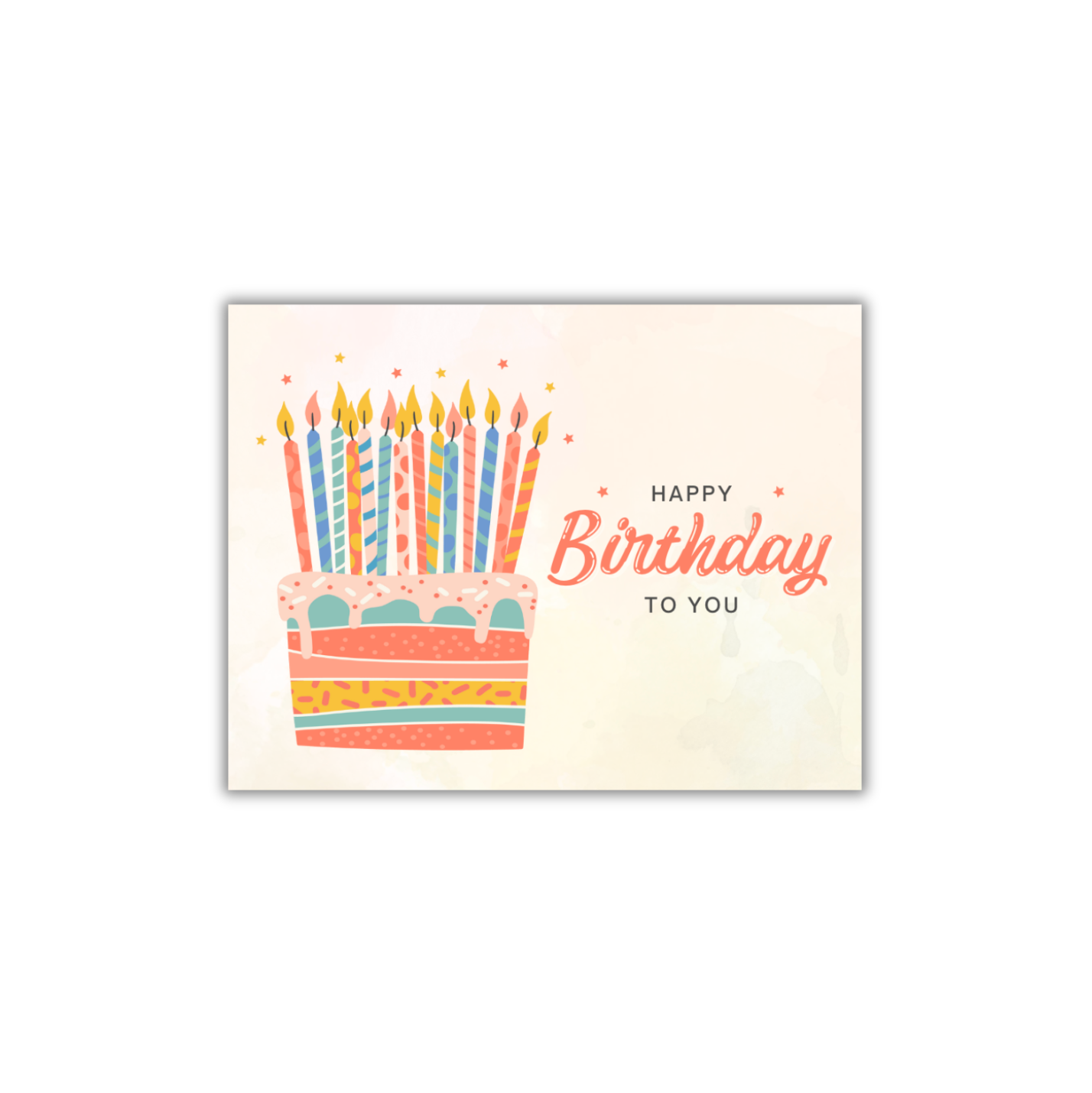 Birthday Candles from Be Amazing Paper Company