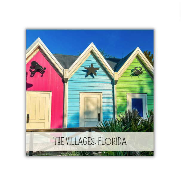 TV Bathhouse - 4x4 Print