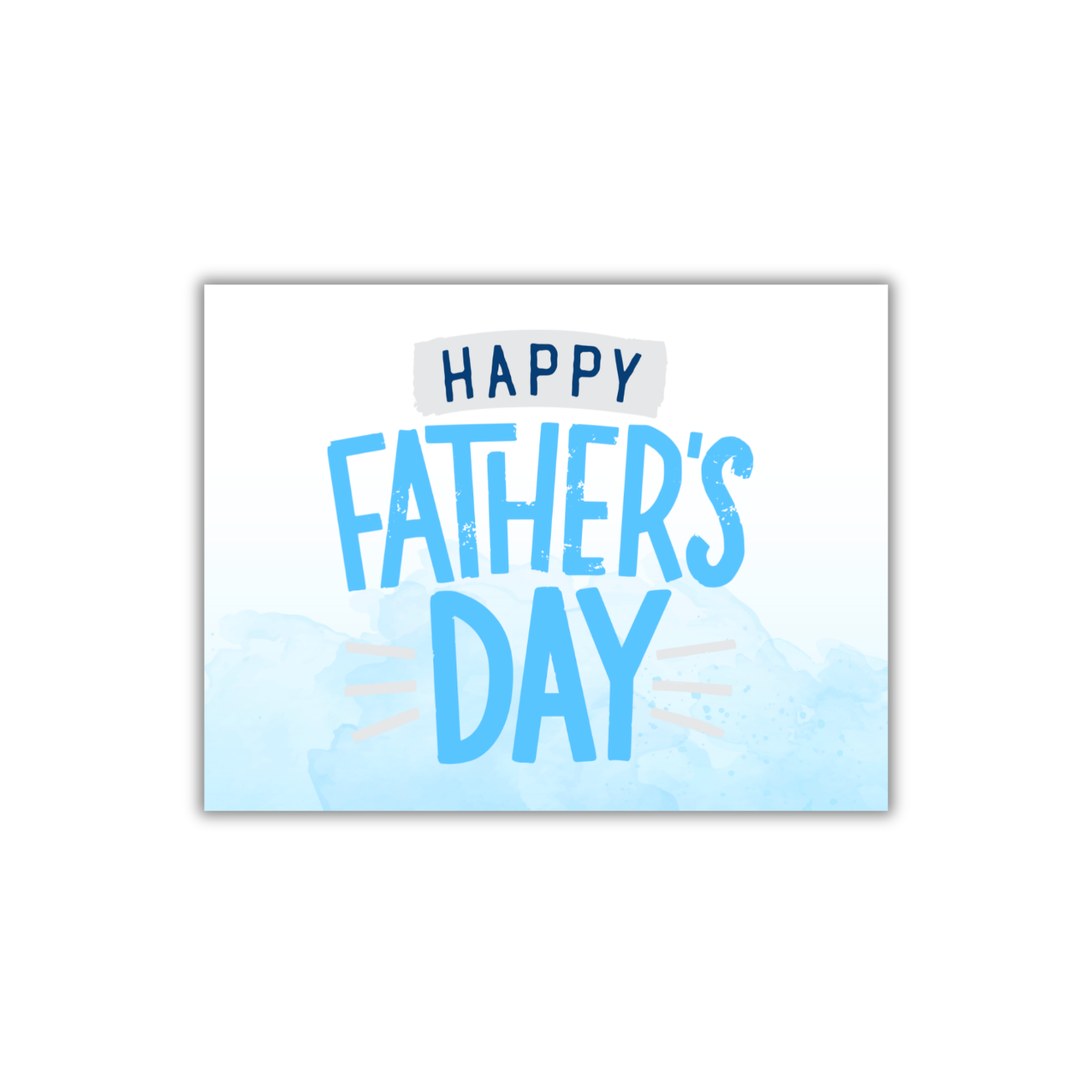 Happy Father's Day - Blue