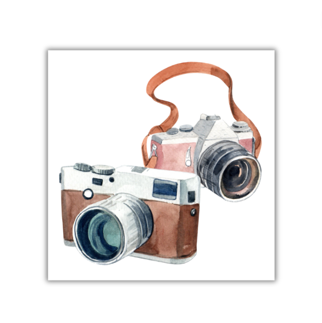 Camera - 4x4 Print