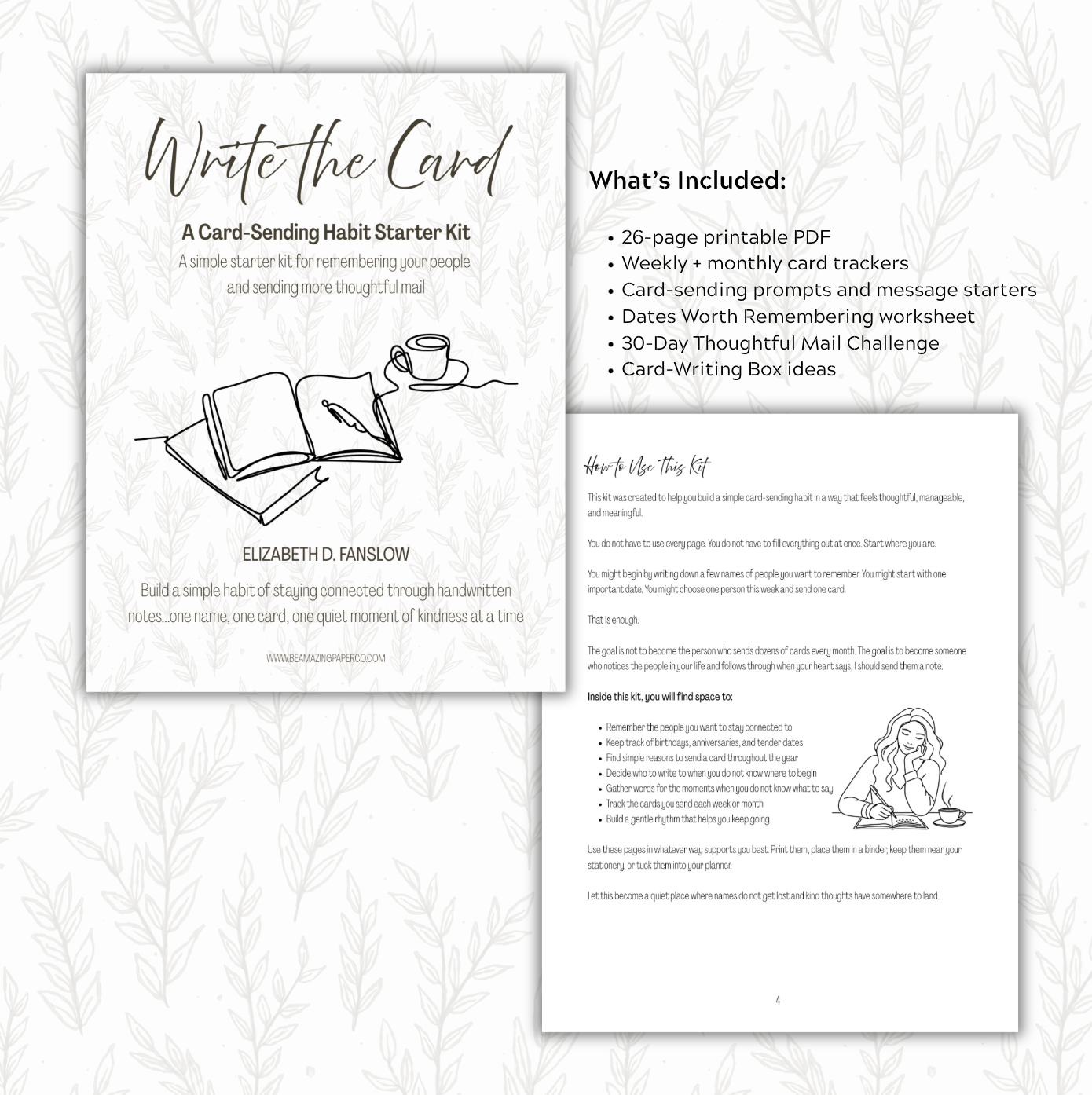 Write the Card: A Card-Sending Habit Kit