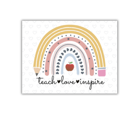 Teach Love Inspire Notecards