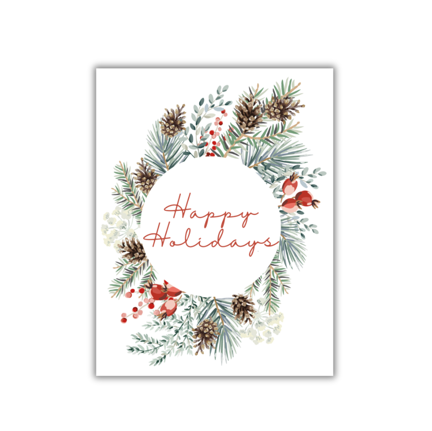 Happy Holiday Wreath