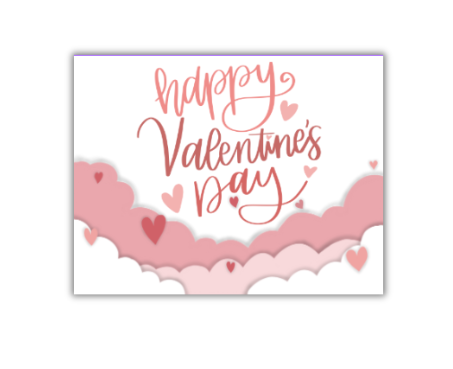 Happy Valentine's Day Hearts