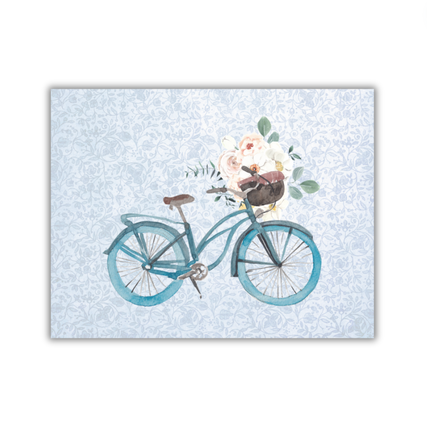 Bike Flower Basket Notecards