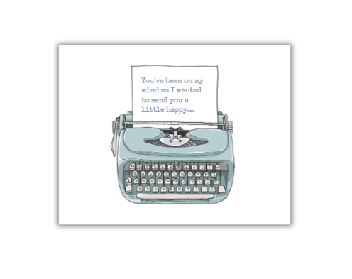 You've Been On My Mind Notecards