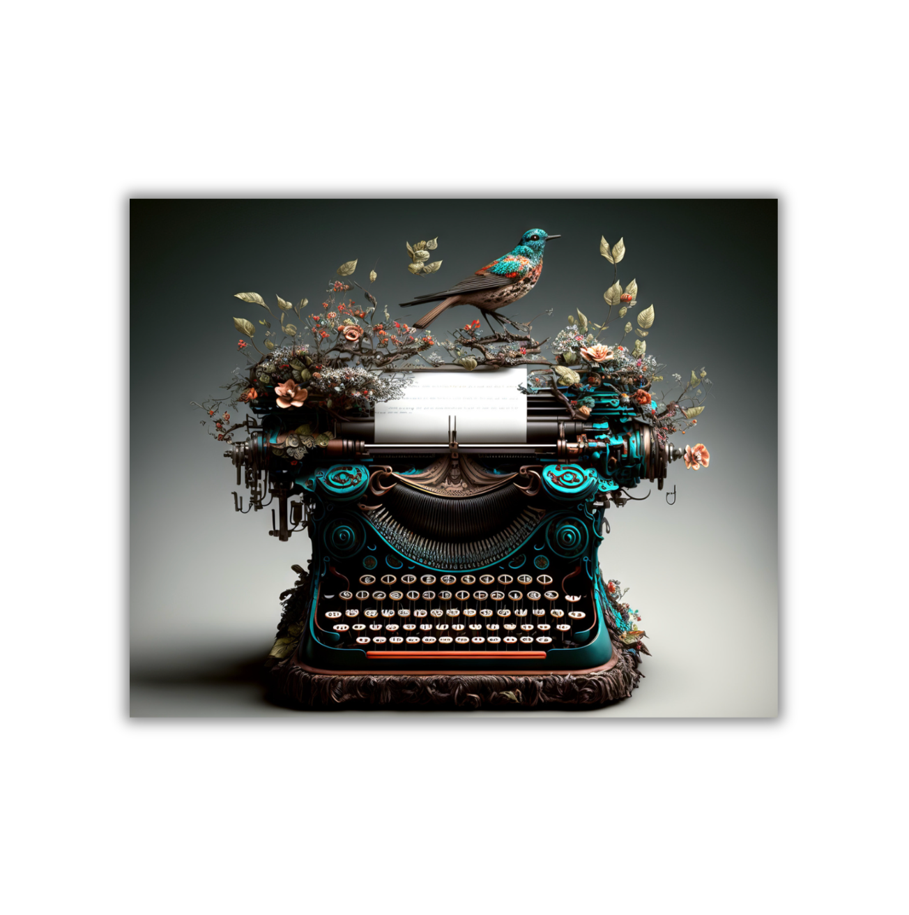 Old Vintage Typewriter - 8x10 Print