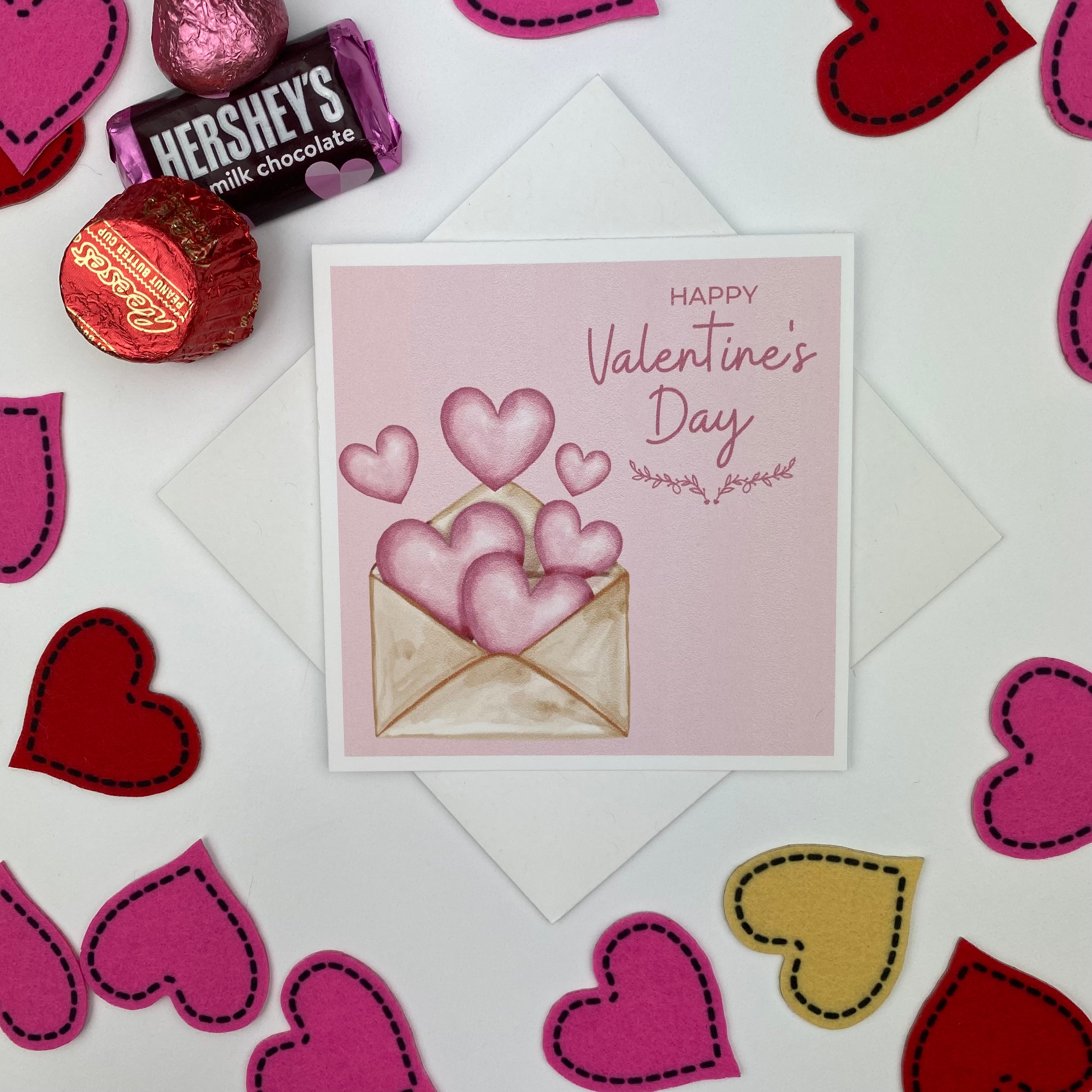 Pink Hearts - Valentine's Day