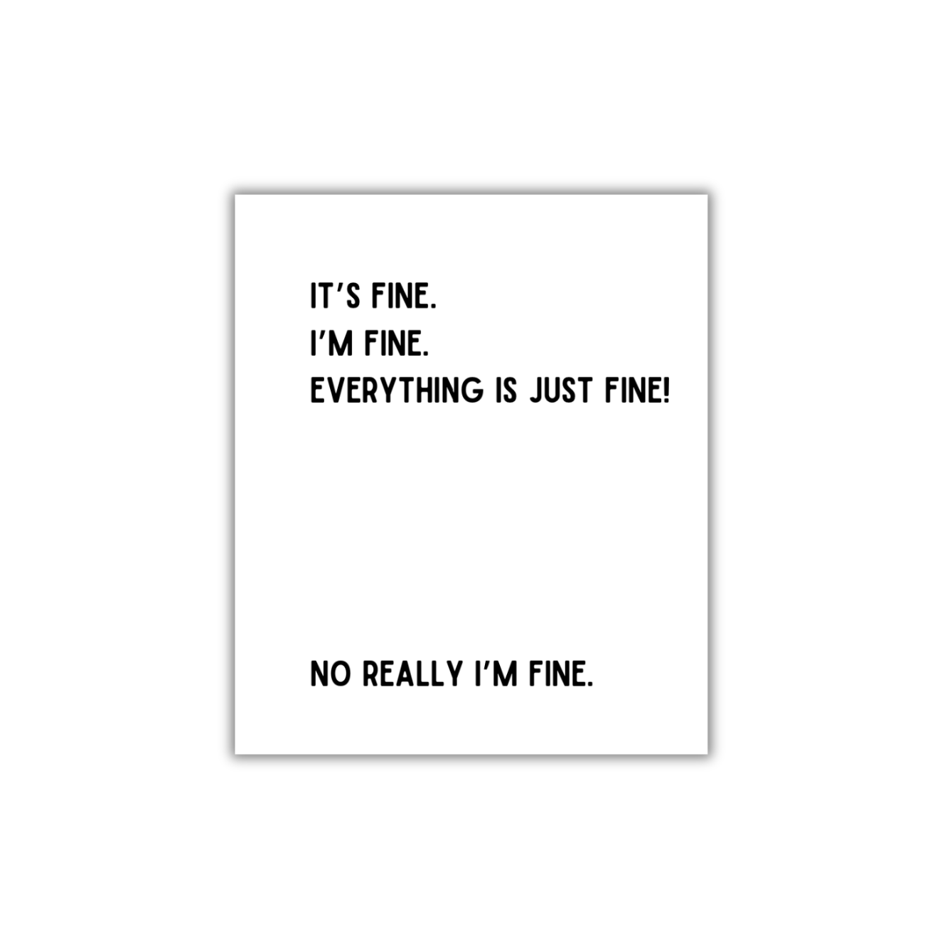 I'm Fine