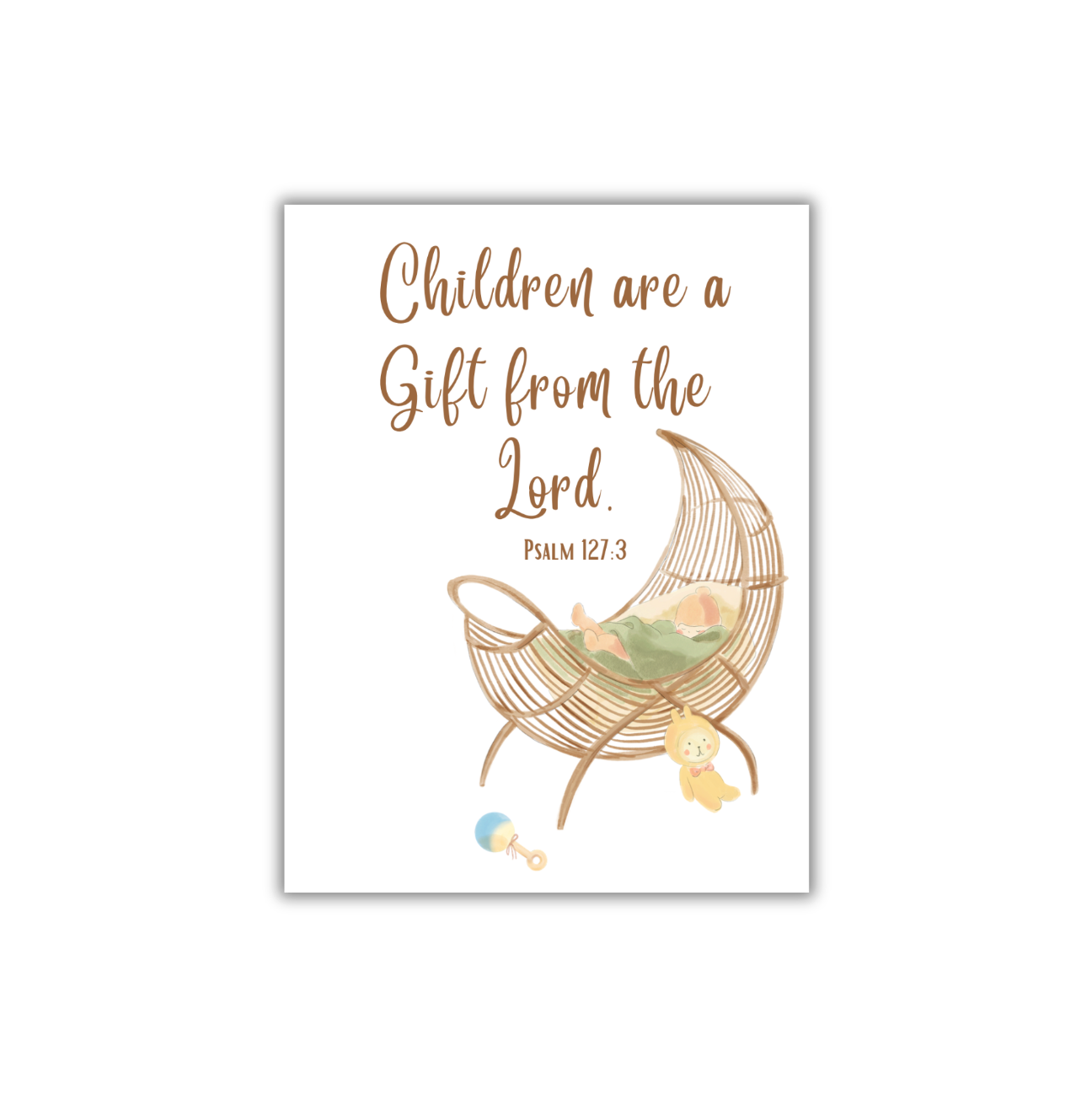 Children Are A Gift - Greeting Card