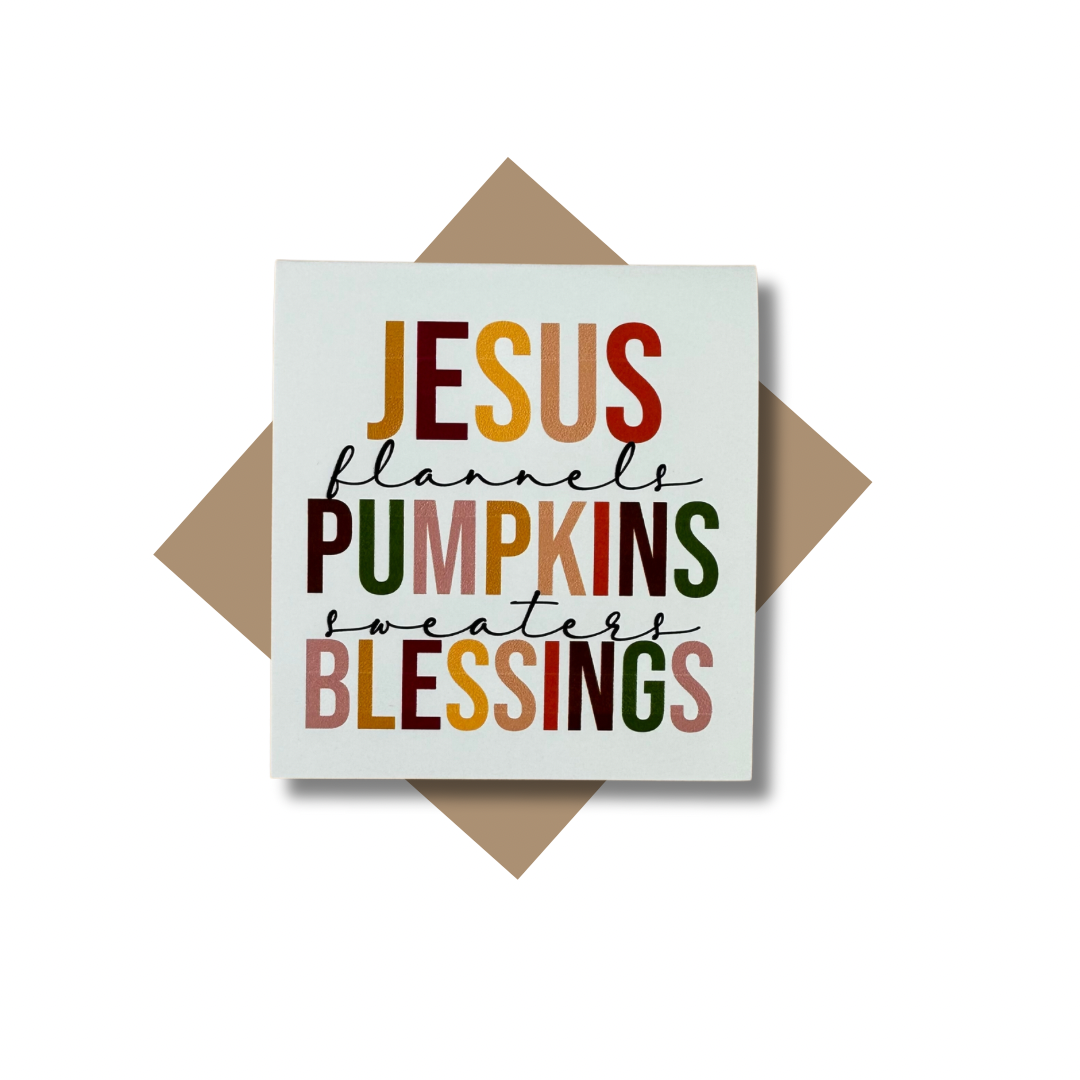 Jesus, Pumpkins & Blessings - Send Love Notes