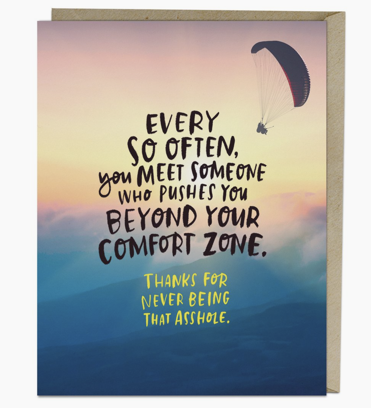 Comfort Zone - Greeting Card