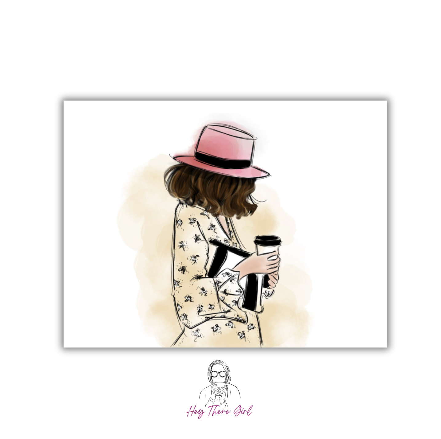 Pink Hat & Coffee