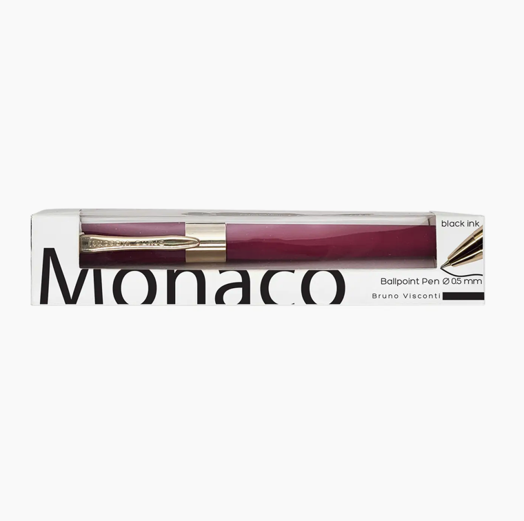 Monaco Pen Boxed - Bordeaux