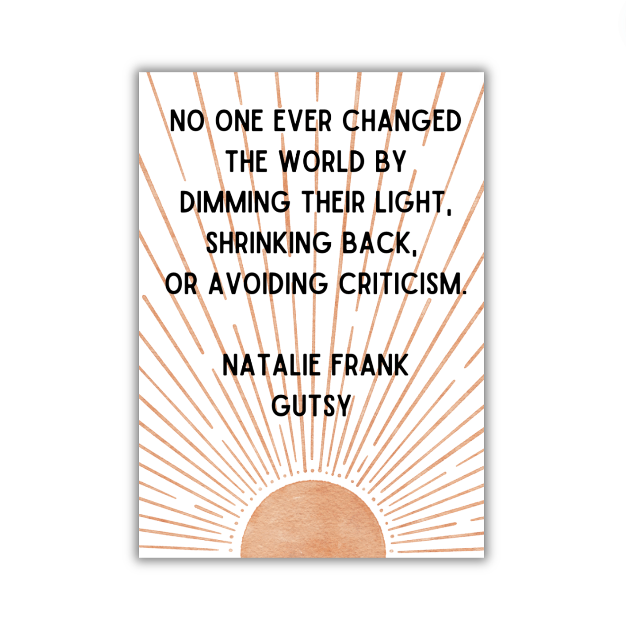 Gutsy - 5x7 Print