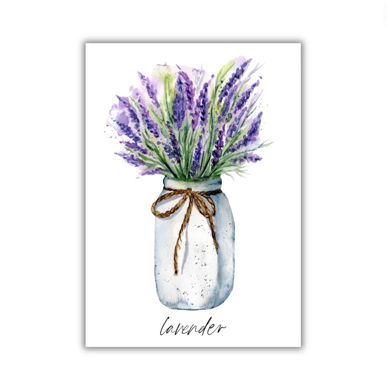 Lavender Jar - 5x7 Print